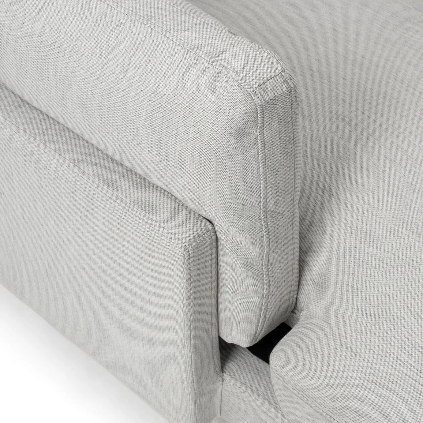 Habitat Salome Fabric Left Hand Corner Chaise Sofa - Grey 8 Habitat Salome Fabric Left Hand Corner Chaise Sofa - Grey - Image 8