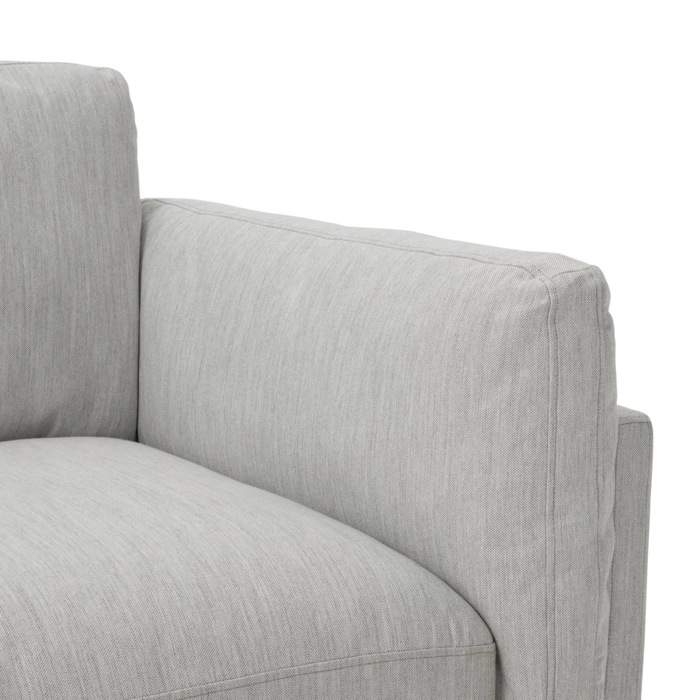 Habitat Salome Fabric Left Hand Corner Chaise Sofa - Grey 9 Habitat Salome Fabric Left Hand Corner Chaise Sofa - Grey - Image 9