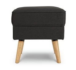Habitat Callie Fabric Chair Armchair With Footstool-Charcoal -Habitat Shop 2728380 R Z002A