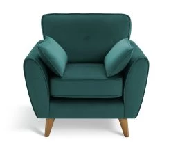 Habitat Iris Fabric Armchair - Teal