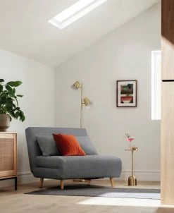 Habitat Roma Small Double Chairbed - Grey -Habitat Shop 3104958 R Z004C