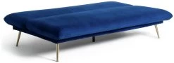 Habitat Matteo 2 Seater Velvet Clic Clac Sofa Bed - Blue -Habitat Shop 3152027 R Z003A