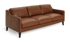 Habitat Leone Leather 4 Seater Sofa - Tan -Habitat Shop 3182853 R Z002A