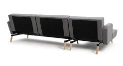 Habitat Andy Left Corner Fabric Clic Clac Sofa Bed - Grey -Habitat Shop 3361928 R Z004A