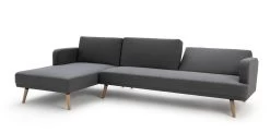 Habitat Andy Left Corner Fabric Clic Clac Sofa Bed - Grey -Habitat Shop 3361928 R Z006A