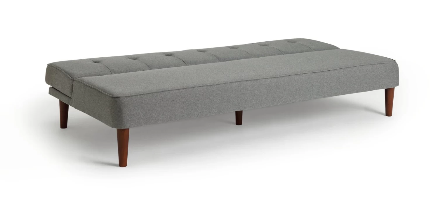 Habitat Odeon 2 Seater Fabric Clic Clac Sofa Bed - Grey 4 Habitat Odeon 2 Seater Fabric Clic Clac Sofa Bed - Grey - Image 4