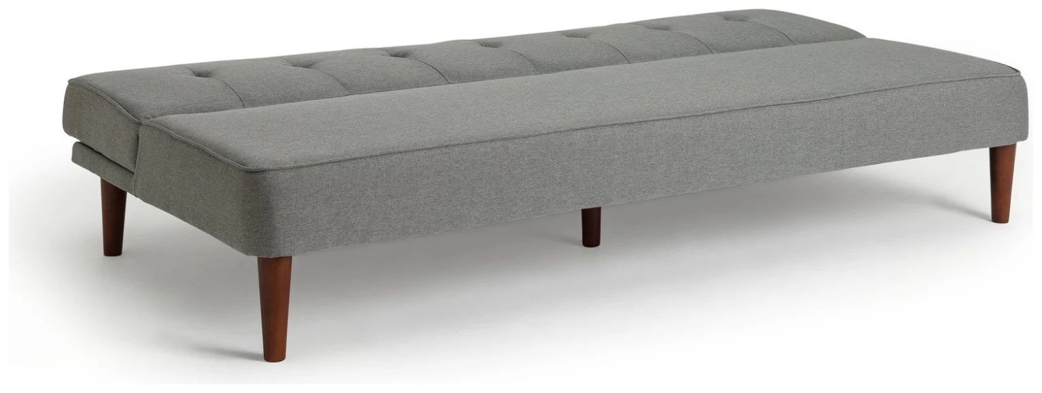 Habitat Odeon 2 Seater Fabric Clic Clac Sofa Bed - Grey 5 Habitat Odeon 2 Seater Fabric Clic Clac Sofa Bed - Grey - Image 5