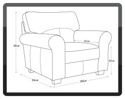 Habitat Salisbury Leather Armchair - Chocolate 12 Habitat Salisbury Leather Armchair - Chocolate -Habitat Shop 3598045 R E001