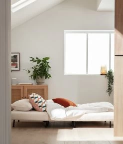 Habitat Roma Small Double Boucle Chairbed - Cream -Habitat Shop 4077981 R Z005A