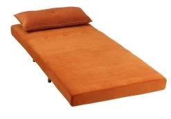 Habitat Roma Single Velvet Chairbed - Orange 12 Habitat Roma Single Velvet Chairbed - Orange -Habitat Shop 4165707 R Z002A