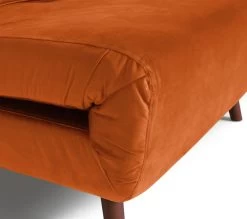 Habitat Roma Single Velvet Chairbed - Orange 15 Habitat Roma Single Velvet Chairbed - Orange -Habitat Shop 4165707 R Z005A