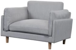 Habitat Salome Fabric Cuddle Chair - Light Grey -Habitat Shop 4333742 R Z002A