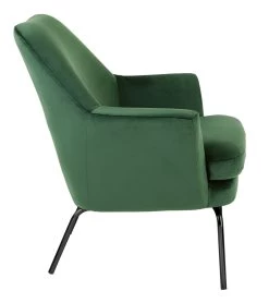 Habitat Celine Velvet Accent Chair - Green -Habitat Shop 4378439 R Z002A