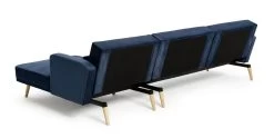 Habitat Andy Right Corner Velvet Clic Clac Sofa Bed - Navy 19 Habitat Andy Right Corner Velvet Clic Clac Sofa Bed - Navy -Habitat Shop 4461126 R Z004A