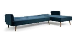 Habitat Andy Right Corner Velvet Clic Clac Sofa Bed - Navy 22 Habitat Andy Right Corner Velvet Clic Clac Sofa Bed - Navy -Habitat Shop 4461126 R Z007A