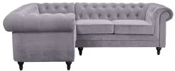 Habitat Chesterfield Right Hand Corner Sofa-Light Grey 14 Habitat Chesterfield Right Hand Corner Sofa-Light Grey -Habitat Shop 4468916 R Z003A