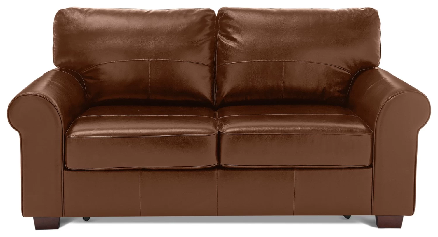 Habitat Salisbury 2 Seater Leather Sofa Bed - Tan 1 Habitat Salisbury 2 Seater Leather Sofa Bed - Tan