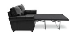 Habitat Salisbury 2 Seater Leather Sofa Bed - Black -Habitat Shop 4552121 R Z004A