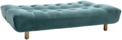 Habitat Kota 3 Seater Velvet Clic Clac Sofa Bed - Teal -Habitat Shop 4588298 R Z003A