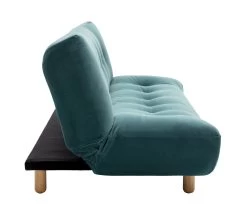 Habitat Kota 3 Seater Velvet Clic Clac Sofa Bed - Teal -Habitat Shop 4588298 R Z004A