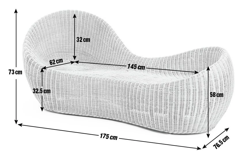 Habitat Betal Rattan 2 Seater Sofa - Natural 4 Habitat Betal Rattan 2 Seater Sofa - Natural - Image 4