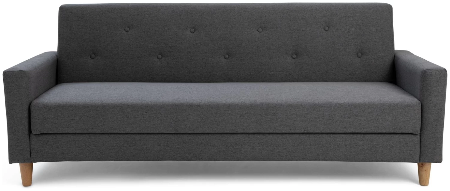 Habitat Brooks Clic Clac Fabric Sofa Bed - Grey 1 Habitat Brooks Clic Clac Fabric Sofa Bed - Grey