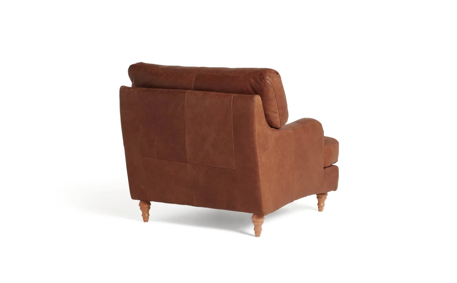Habitat Livingston Leather Armchair - Tan 6 Habitat Livingston Leather Armchair - Tan - Image 6