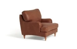 Habitat Livingston Leather Armchair - Tan 16 Habitat Livingston Leather Armchair - Tan -Habitat Shop 5654248 R Z005A