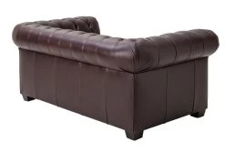 Habitat Chesterfield Leather 2 Seater Sofa - Chocolate 13 Habitat Chesterfield Leather 2 Seater Sofa - Chocolate -Habitat Shop 6086578 R Z002A