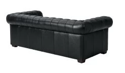 Habitat Chesterfield Leather 3 Seater Sofa - Black 13 Habitat Chesterfield Leather 3 Seater Sofa - Black -Habitat Shop 6227777 R Z002A