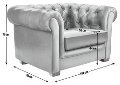 Habitat Chesterfield Leather Armchair - Walnut -Habitat Shop 6228367 R Z020A