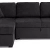 Habitat Reagan Left Corner Chaise Sofa Bed - Charcoal