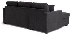 Habitat Reagan Left Corner Chaise Sofa Bed - Charcoal -Habitat Shop 6980038 R Z005A