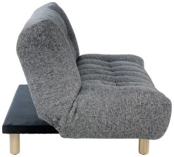 Habitat Kota Fabric Clic Clac Sofa Bed - Black And White 9 Habitat Kota Fabric Clic Clac Sofa Bed - Black And White -Habitat Shop 7097377 R Z003A