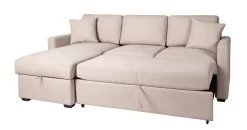 Habitat Reagan Left Corner Chaise Sofa Bed - Natural -Habitat Shop 7118847 R Z007A