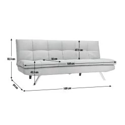 Habitat Nolan Fabric Clic Clac Sofa Bed - Natural -Habitat Shop 7219959 R Z020A