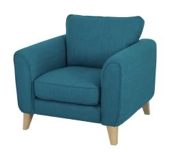 Habitat Cooper Fabric Armchair - Teal -Habitat Shop 7830974 R Z002A