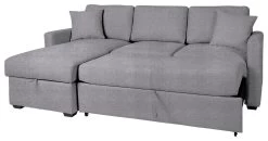 Habitat Reagan Left Corner Storage Sofa Bed - Grey 12 Habitat Reagan Left Corner Storage Sofa Bed - Grey -Habitat Shop 7842766 R Z007A