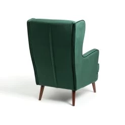 Habitat Callie Velvet Wingback Chair - Forest Green 13 Habitat Callie Velvet Wingback Chair - Forest Green -Habitat Shop 7878486 R Z003A