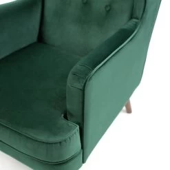 Habitat Callie Velvet Wingback Chair - Forest Green 16 Habitat Callie Velvet Wingback Chair - Forest Green -Habitat Shop 7878486 R Z006A
