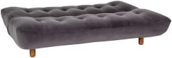 Habitat Kota 3 Seater Velvet Clic Clac Sofa Bed - Grey -Habitat Shop 7917282 R Z003A
