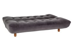 Habitat Kota 3 Seater Velvet Clic Clac Sofa Bed - Grey -Habitat Shop 7917282 R Z005A