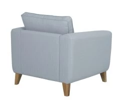 Habitat Cooper Fabric Armchair - Light Grey -Habitat Shop 7956377 R Z003A