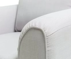 Habitat Cooper Fabric Armchair - Light Grey -Habitat Shop 7956377 R Z004A