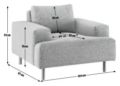 Habitat Julien Fabric Armchair - Green -Habitat Shop 8097242 R Z020A