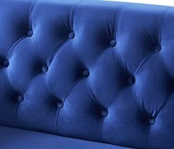 Habitat Blake Velvet 2 Seater Sofa - Navy Blue -Habitat Shop 8133467 R Z005A