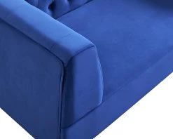 Habitat Blake Velvet 2 Seater Sofa - Navy Blue -Habitat Shop 8133467 R Z006A