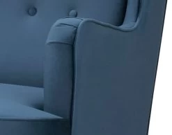 Habitat Callie Velvet Wingback Chair - Petrol Blue 8 Habitat Callie Velvet Wingback Chair - Petrol Blue -Habitat Shop 8255912 R Z006A