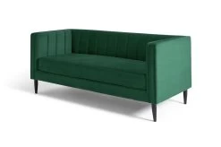 Habitat Vanessa Velvet 3 Seater Sofa - Green 12 Habitat Vanessa Velvet 3 Seater Sofa - Green -Habitat Shop 8463852 R Z002A