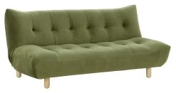 Habitat Kota 3 Seater Velvet Clic Clac Sofa Bed - Green -Habitat Shop 8489496 R Z002A